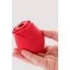 Nevamel® Rose Klitoral Emiş Ve Titreşim Vibratörü – Şarjlı Silikon Gül Tasarımlı Uyarıcı - Kırmızı