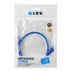 Nevamel® S-LINK SL-CAT606BL CAT6 Patch 60CM Kablo (Mavi)(1923)
