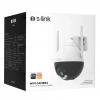 Nevamel® S-LINK SL-PTZ04 Akıllı Güvenlik Kamerası WiFi 4Mpix 3.6mm Lens 25m. Gece Görüşü Hareket algılama İki Yönlü Ses Micro SD Kartlı TUYA Yazılım(1923)