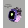 Nevamel® S10 Mor Akıllı Çocuk Saati Geçmiş Konum ve Acil Durum Uyarılı