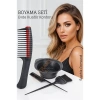 Nevamel® Saç Boyama Seti 3’lü ve Saç Boya Sıyırıcı Tarak Seti Fırça Boya Kabı ile Profesyonel Uygulama Kolaylığı