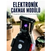 Nevamel® Şarjlı Çalışan El Feneri Elektronik Çakmak Emniyet Kemeri Kesici ve Tornavida Uçlu