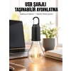 Nevamel® Şarjlı Dekoratif Kamp Lambası Askılı Ampul Led Işık Type-C Girişli