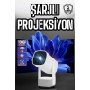 Nevamel Şarjlı Projeksiyon Oyun Sinema Projektörü 4K HD Görüntü Kaliteli