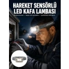 Nevamel® Şarjlı Wave Sensörlü LED Kafa Feneri Outdoor Kullanım Yeni Nesil