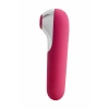 Nevamel® Satisfyer Dual Love Pink Vakum Klitoral Uyarıcı Vibratör, Silikon, Kırmızı, 16 Cm