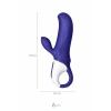 Nevamel® Satisfyer Magic Bunny Gerçekçi Olmayan Vibratörü, Silikon, Mor, 17,7 Cm