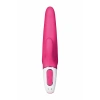 Nevamel® Satisfyer Mr.rabbit Vibratör, Silikon, Kırmızı, 22,1 Cm