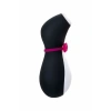 Nevamel® Satisfyer Penguin Vakum Dalgası Klitoris Vibratörü, Silikon, Siyah, 11,5 Cm