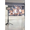 Nevamel Selfie Çubuğu Tripod Kumandalı Telefon Tutucu Siyah