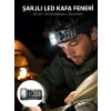 Nevamel® Sensörlü LED Kafa Feneri Şarj Edilebilir Manyetik Eller Serbest Yeni Nesil