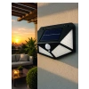 Nevamel® Sensörlü Solar Bahçe Lambası Geniş Açılı LED Aydınlatmalı Balkon Garaj ve Bahçe Işığı