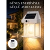 Nevamel® Sensörlü Solar Led Dış Duvar Aydınlatma Yeni Nesil