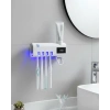 Nevamel® Sensörlü UV Sterilize Diş Fırçası Tutucu ve Macun Sıkma Aparatı