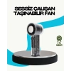 Nevamel Sessiz Çalışan Taşınabilir Fan | USB Şarjlı ve Kompakt Tasarım