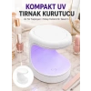 Nevamel® Seyehat Tipi Mini Oje Kurutucu Ultraviole Mor Işık Protez Tırnak Kurutucu Yeni Nesil