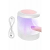 Nevamel® Seyehat Tipi Mini Oje Kurutucu Ultraviole Mor Işık Protez Tırnak Kurutucu Yeni Nesil
