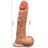 Nevamel® Shequ Bronte Şarjlı Döner Başlı Realistik Dildo Uzaktan Kumandalı 20.5 Cm