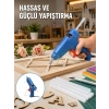 Nevamel® Sıcak Mum Tabancası 40W 5 Silikon Hediyeli Kolay ve Hızlı Yapıştırma Yeni Nesil