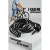 Nevamel®  Şifreli Bisiklet Kilidi 16 mm Kalınlık 160 cm Scooter Motosiklet Kilidi - Çelik Kablo