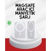 Nevamel Şık Tasarımlı MagSafe Araç Telefon Tutucu Type-C Girişli