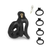 Nevamel® Siyah Ayarlanabilir Metal Penis Kafesi S Beden
