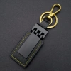 Nevamel Siyah Gold Deri Metal Anahtarlık