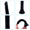 Nevamel® Siyah Renk Gerçekçi 15Cm Anal Dildo