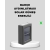 Nevamel® Solar Dış Mekan Aplik Su Geçirmez Dayanıklı LED Aydınlatmalı