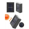 Nevamel Solar Güneş Enerjili Çift Taraflı Duvar Lambası Çift Taraflı Duvar Lamba Güneş Enerjili