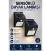 Nevamel® Solar Sensörlü Duvar Lambası Bahçe Lamba 20 Led Işık