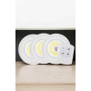 Nevamel Spot Lamba Led Işık 3lü Uzaktan Kumandalı Pilli Yapışkanlı Kablosuz