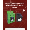 Nevamel Su Geçirmez 20 LED Solar Aydınlatma | Dış Mekan için PIR Hareket Sensörü ile Akıllı Işık