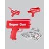 Nevamel® Super Money Gun Para Saçma Tabancası Yüksek Atış Güçlü Kırmızı Model