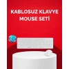 Nevamel® Tam Boy Kablosuz Klavye Mouse Seti - Gelişmiş Bağlantı ve Sessiz Performans