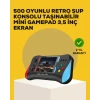 Nevamel Taşınabilir El Konsolu 500 Oyunlu – Geniş Ekran ve Uzun Pil Ömrü
