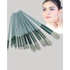 Nevamel Taşınabilir Ergonomik Yapılı 13 Adet Fiber Kıllı Yüz ve Göz Makyaj Fırçası Seti