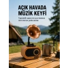 Nevamel® Taşınabilir Mini Retro Radyo Bluetooth Hoparlör USB SD AUX Destekli Yeni Nesil