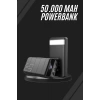 Nevamel Taşınabilir Powerbank 50.000 mAh 4 Girişli Hızlı Şarj Led Göstergeli Fenerli Şarj
