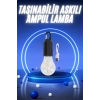 Nevamel Taşınabilir Şarjlı Led Ampul Askılı Lamba Kamp Bahçe Lambası