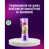 Nevamel® Taşınabilir Şişe Blender 380ml Şarjlı Spor Smoothie Shake Karıştırıcı