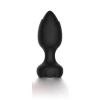 Nevamel® Telefon Kontrollü Full Covered Rubber Rose Anal Plug – Siyah