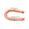 Nevamel® Ten Rengi 55 Cm Çift Taraflı Dildo Model No:1034 (Kod:1034)
