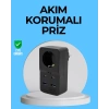 Nevamel® Termal Korumalı Priz Otomatik Çocuk Kilidi 4 USB Type C