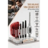 Nevamel® Ters Kılavuz Seti (6 Parça) Kırık ve Yalama Vida Çıkarıcı Kolu 723239