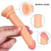 Nevamel® Testissiz Vantuzlu Gerçekçi Anal Vajinal 15Cm Dildo