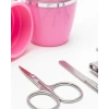 Nevamel® Tırnak Bakım Manikür Pedikür Seti 4 Parça Pembe Pratik Günlük Kullanım