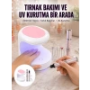 Nevamel® Tırnak Matkabı ve LED Oje Kurutucu 2’li Profesyonel Bakım Seti Yeni Nesil
