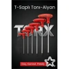 Nevamel® Tor-X Profesyonel T-Kollu Torx Alyan Anahtar Seti (6 Parça) - Güç ve Hassasiyet Bir Arada