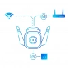 Nevamel® TP-LINK Tapo TC65 (C310) 30Mpix İç ve Dış Mekan IP66 WiFi 30Mt. Gece Görüşü İki Yönlü Ses Güvenlik Kamerası(1923)